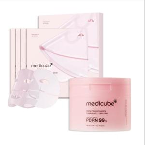 imagemedicube Pink Pdrn Day ampamp Night Gel Duo Salmon DNA PDRN pink collagen jelly gel mask 4ea and Pink Collagen Jelly Pad