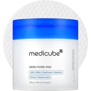 imagemedicube Turmeric Clarifying Toner Pad for Troubled Skin ampamp Use After Spot Care  Soothing ampamp Calming with Turmeric Niacinamide Glycolic Acid  Korean Skin Care 70 PadsZero Pore Pads 20  70 Pads