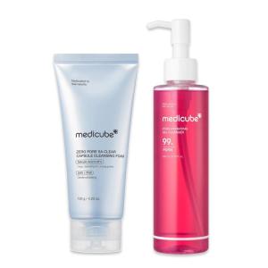 imagemedicube Zero Pore Capsule ampamp PDRN Cleansing Duo Zero Pore Clear Capsule Facial Deep Cleanser and PDRN Jelly to Foam Cleanser