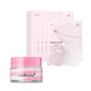imagemedicube PDRN Overnight Facial and Lip Nourish Duo PDRN Lip Sleeping Mask Glow Balm and Salmon DNA PDRN Pink Collagen Jelly Gel Mask  Overnight Care for Glow and Nourishment
