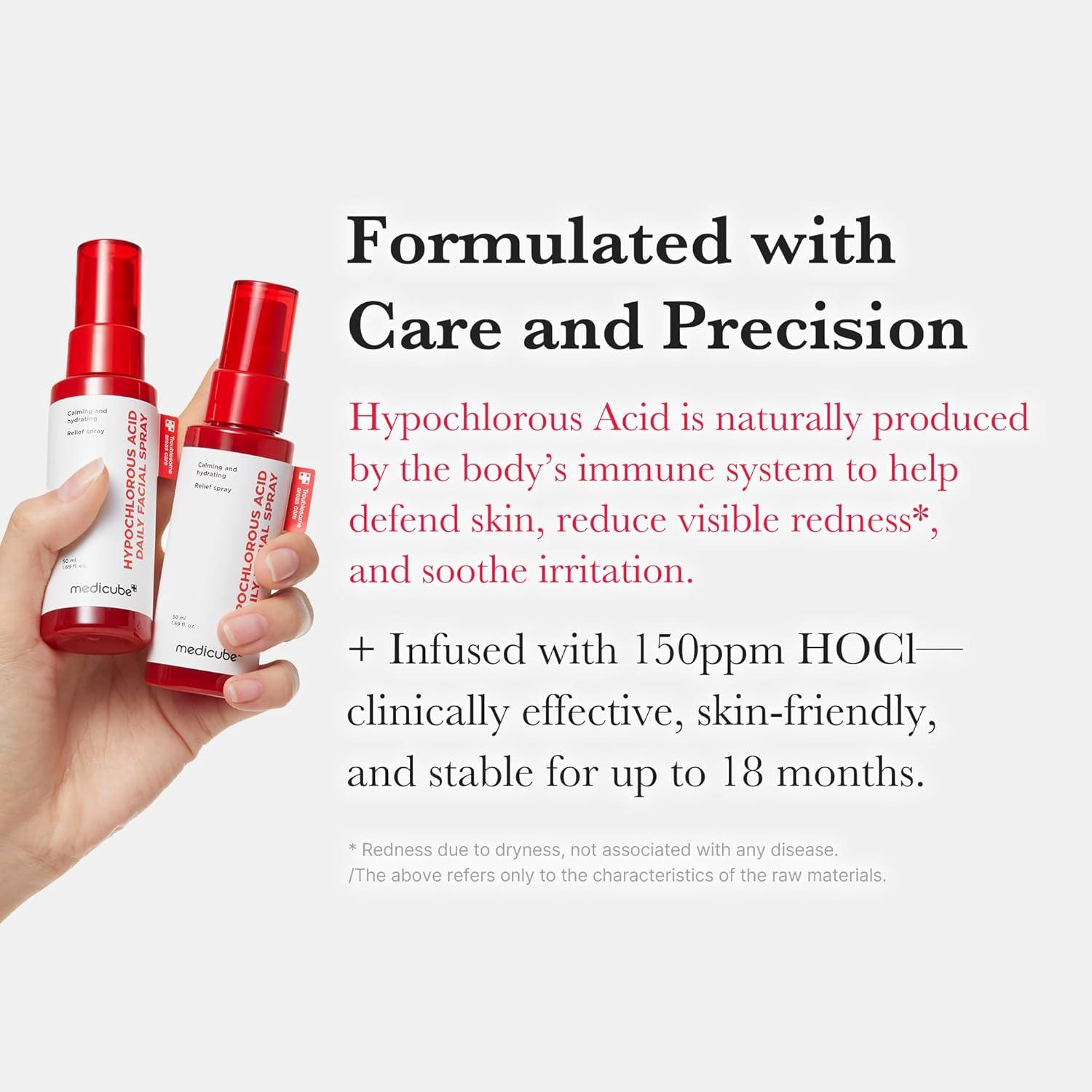 imagemedicube Power Soothing Spray  Hypochlorous Acid Spray For All Skin Types Delicate Skin  Daily Skin Solution ampamp PostSun Care  HOCI Facial Mist for Soothing ampamp Calming  Korean Skincare  169 floz