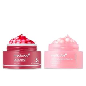 imagemedicube Trending Ingredients Capsule Duo TXA  Niacinamide and Salmon DNA PDRN Capsule Cream for Clear Firm and Hydrated Skin  Customizavble Daily Mositurizer For All Skin Types