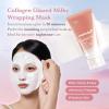 imagemedicube Collagen Milky Glazed Wrapping Mask ampamp Jelly Brush Duo  Daytime Wrapping Mask for Instant Radiance and Glazed Skin  Prep Hydrate and Glow with 130Da Collagen and Milk Protein