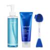 imagemedicube 3Step Zero Pore Care Trio Zero Pore Blackhead Cleansing Oil Zero Pore Mud Mask and Multi Pore Brush amp Mask Applicator  AllinOne Blackhead amp Excess Sebum Facial Care Routine