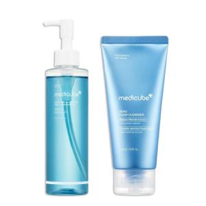 imagemedicube Double Cleansing Duo for Flawless Glass Skin Zero Pore Blackhead Cleansing Oil and Zero Foam Cleanser