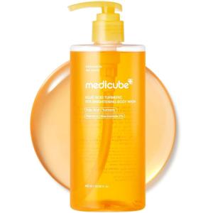imagemedicube Kojic Acid Turmeric Brightening Body Wash  Gentle Shower Gel for Uneven Skin  Niacinamide Vitamin C AHABHA  Deep Cleansing Hydrating Formula  Easy and Effective 1352 floz