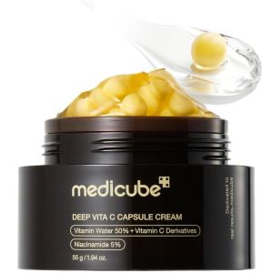imagemedicube Capsule Cream with Kojic Acid amp Turmeric for Uneven Skin Tone  Tone Renewal amp Radiance Care for troubled skin  Turmeric Kojic Vitamin C  Korean Skincare 186 ozDeep Vitamin C