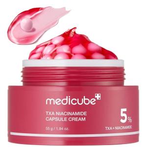imagemedicube Capsule Cream with Kojic Acid amp Turmeric for Uneven Skin Tone  Tone Renewal amp Radiance Care for troubled skin  Turmeric Kojic Vitamin C  Korean Skincare 186 ozTranexamic Acid