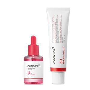imagemedicube Comforting Serum amp Cream Duo Ideal for After Spot Care TXA Serum and 3H Daily Moisturizer  Calming Tone Refining amp Glow Routine