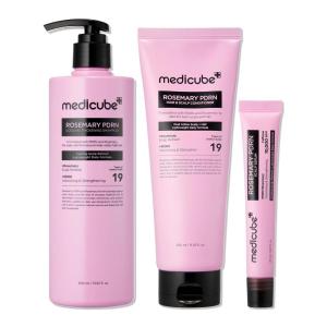 imagemedicube Rosemary PDRN Korean Hair Care Set Shampoo Conditioner amp Serum  Amino Acids For Thicker Fuller DenserLooking Hair  Cooling amp Soothing Scalp Care for FlakeProne Scalp  3 Step Routine