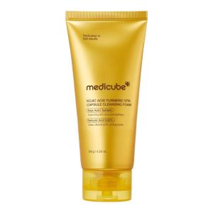 imagemedicube Turmeric Capsule Foam Cleanser  Daily Facial Cleanser for Balancing Uneven Skin Tone amp Texture  Korean Skincare