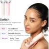 imagemedicube Mini Booster Pro Plus Cleansing Device Set  2in1 Facial Cleansing Skincare Device  Pore Makeup Excess Sebum Care  Portable Skincare Booster with 3 Modes  Korean Facial Device PinkBeige