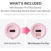 imagemedicube Mini Booster Pro Plus Cleansing Device Set  2in1 Facial Cleansing Skincare Device  Pore Makeup Excess Sebum Care  Portable Skincare Booster with 3 Modes  Korean Facial Device PinkPink