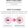 imagemedicube Mini Booster Pro Plus Cleansing Device Set  2in1 Facial Cleansing Skincare Device  Pore Makeup Excess Sebum Care  Portable Skincare Booster with 3 Modes  Korean Facial Device PinkPink