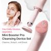 imagemedicube Ultimate Double Cleansing Set Mini Booster Pro Plus Cleansing Device Set Pink Zero Pore Blackhead Cleansing Oil and Zero Foam Cleanser