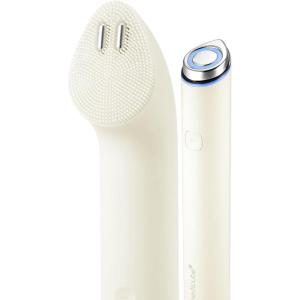 imagemedicube Mini Booster Pro Plus Cleansing Device Set  2in1 Facial Cleansing Skincare Device  Pore Makeup Excess Sebum Care  Portable Skincare Booster with 3 Modes  Korean Facial Device PinkBeige