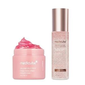 imagemedicube Glow Anytime Jelly Cream amp Mist Duo Collagen Jelly Cream and PDRN Jelly Mist Serum for At Home amp OntheGo Glow  Korean Skincare Skincare Gift Set Gifts for Women