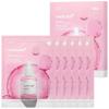 imagemedicube PDRN Pink Peptide Ampoule Mask 10EA  Signature Salmon PDRN Serum Infused Secondskin Fit Sheet  Uneven Skin Tone Care for Glow amp Hydration  Korean Skincare 23ml x 10ea6 Count Pack of 1