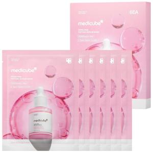 imagemedicube PDRN Pink Peptide Ampoule Mask 10EA  Signature Salmon PDRN Serum Infused Secondskin Fit Sheet  Uneven Skin Tone Care for Glow amp Hydration  Korean Skincare 23ml x 10ea6 Count Pack of 1