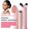 imagemedicube 3in1 Device amp Skincare Set Beige  Mini Booster Pro Plus Full Set Beige PDRN Jelly to Foam Cleanser and PDRN Booster Gel  Cleanse Boost amp Clear Pores for Radiant Smooth Skin