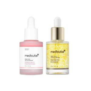 imagemedicube Glow Activating Serum Duo Pink PDRN Peptide and Deep Vitamin C Capsule Serum  Salmon DNA PDRN and Vitamin C for Dull UnevenLooking Skin  Deep Hydration and Glow Care  Korean Skincare
