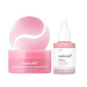 imagemedicube PDRN Glass Glow Facial amp Eye Duo PDRN Caffeine Collagen Eye Patch and Salmon DNA PDRN Serum  For Dark Circles Puffiness Firming amp Radiance Set  Korean Skincare GIfts for Women