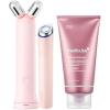 imagemedicube AtHome Contour amp Define Device Set Mini Booster Pro Plus Face Roller Device Set Pink and PDRN Booster Gel  PDRN Peptides amp Niacinamide  Face amp Body Massager for Depuffing amp Contouring
