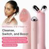 imagemedicube Cleanse Contour amp Plump Device amp Skincare Set Mini Booster Pro Plus Facial Set Pink  3in1 Korean Facial Device  Cleanse Define Boost for Hydration Clear Pores and Stronger Skin