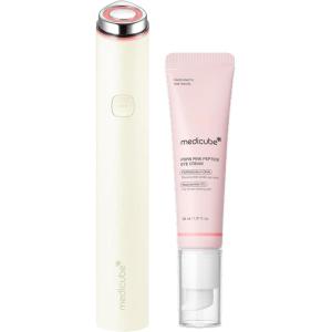 imagemedicube Afforadable Device amp PDRN Skincare Set Mini Booster Pro Plus Beige and Salmon DNA Eye Cream  Smooth Firm amp Radiant Under Eyes  Korean Skincare amp AtHome Device Set