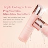 image:imagemedicube Triple Collagen Bounce Trio Collagen Toner Serum amp Cream for Hydration Elasticity amp PlumpLooking Skin  Korean Skincare Skincare Set GIfts for Women