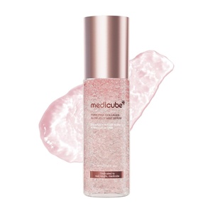 image:imagemedicube Jelly Mist Serum with Pink PDRN Collagen  DualTexture Glow Spray with Niacinamide Glutathione Ceramide Hyaluronic Acid  for Hydration Radiance PlumpLooking Skin  202 floz