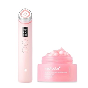 image:imagemedicube Pink PDRN Glow Duo Booster Pro Pink and Salmon DNA PDRN Collagen Capsule Cream  for Radiant and FirmerLooking Glow  Korean Skincare