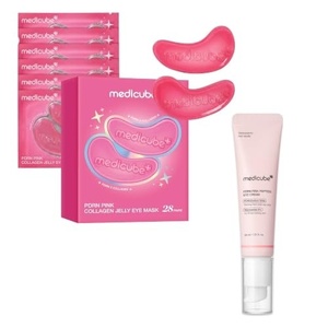 image:imagemedicube PDRN Pink Daily Eye Duo 28 Pairs PDRN Eye Patches and Eye Serum  Firming Hydrating amp Eye Care Set for Puffy Tired Eyes  Korean Skincare